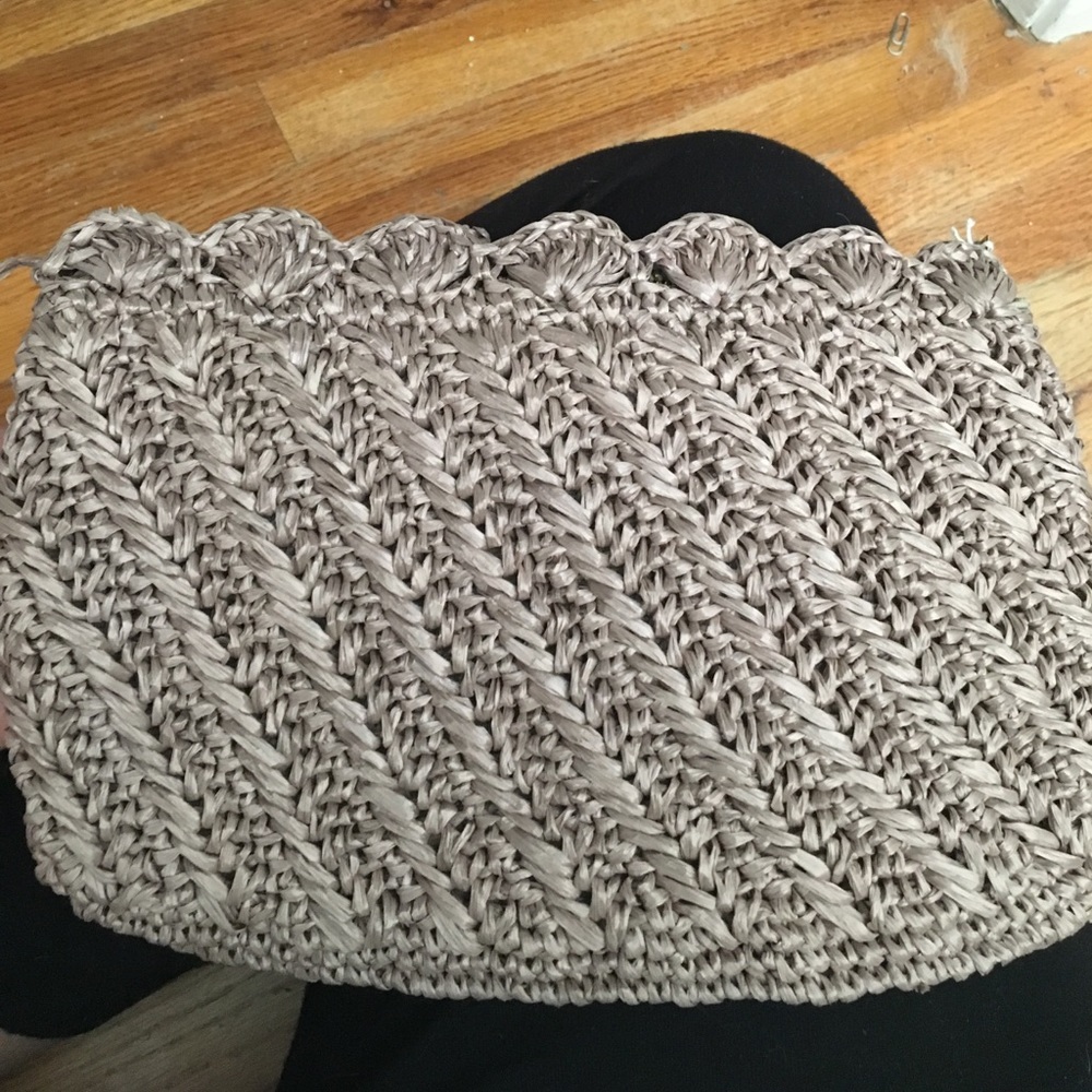 Made in Japan straw clutch